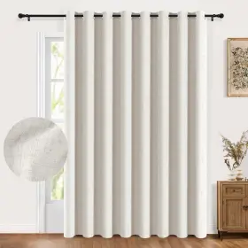 Cur-hua-10096be 100% Blackout Shield Sliding Door Curtains Extra Wide 96 Inch Long