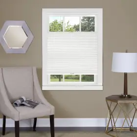 Achim 054006240519 Cordless Cellular Pleated Window Shades - 27 Inch Width 64 Length Whi