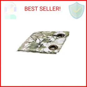 Achim 054006241424 Lined Blackout Grommet Window Curtain Panels - 50 Inch Width 84 Leng