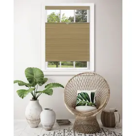 Achim 054006257449 Top Down-bottom Up Cordless Honeycomb Cellular Shade 30x64 Wheat