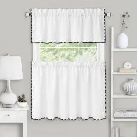 Achim 054006273708 Kendal Tier And Valance Window Curtain Set Sjgdymymfkjaq-rlwxmgggstd8mu7mbs