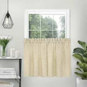 Achim 054006276600 Bedford Window Curtain Tier Pair Eipmdikviaexsc62n2j5twstd8mu7mbs