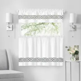 Achim 054006277065 Paige Tier And Valance Window Curtain Set