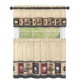 Achim 054006278574 Cozy Cafe Printed Tier And Valance Set - 2 Sizes Z0com7zkusmsotduy2y-aastd8mu7mbs