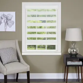 Cc2772wh02 Achim Cordless Celestial Sheer Double-layered Window Roller Shade - 27 Inch Width X