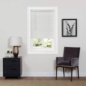 Achim Dsg233wh06 Cordless Room Darkening Mini Blind - 33 Inch Width 64 Length 1 Slat S