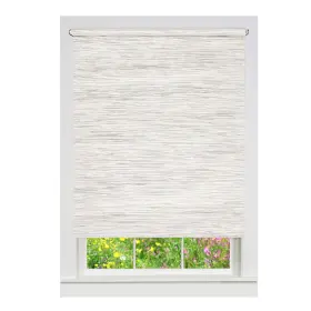 Achim Home Furnishings 054006269763 Cords Free Privacy Jute Shade - 73x72 Silver Grey