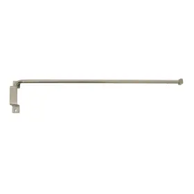 Inobrnnk04 Achim Innovative Brent Swing Arm Window Curtain Rod Nickel - 1/2 Inch Diameter Fit