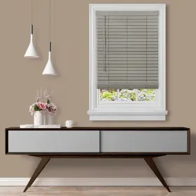 Mfg223wh02 Achim Cordless Room Darkening Plantation Blind - 27 Inch Width 64 Length 2