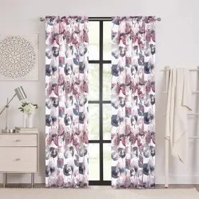 Popn84bh06 Achim Poppy Field Window Curtain Panel - 50 Width 84 Length 1.5-inch Rod Po