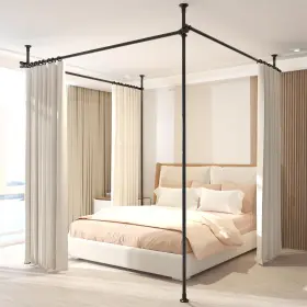 Dtldsm1127 Adubenry Room Divider Curtain Rod 28-171inch W 4-10ft H Adjustable Divi