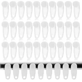 606226 Aeaocvo 50 Pcs Curtain Track Gliders White Traverse Rod Slides Replacement Plastic