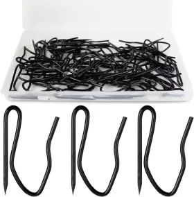 Aidoit 726084145689 60 Pack 1.3 Inch Large Heavy Duty Curtain Hooks