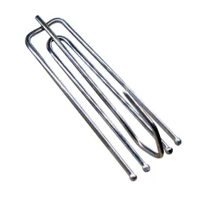 Ailejia 714035829900 Curtain Pleater Tape Hooks Stainless Steel 4 Prong Drapery 45pcs Pinch Pleat Cur