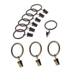 Ailifly 667673310630 20 Pack 1.8 Inch Od 1.5 Id Curtain Clips Strong Metal Decorative Rustproof Drape