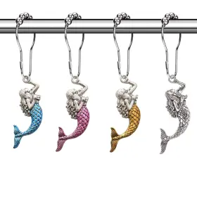 Aimoye 059648056776 Sea Theme Shower Curtain Hooks - Decorative Rings Rust Proof S