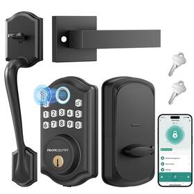 Akagear B0f66s5ng2 Ds10 Pro Keyless Entry Door Lock Handle Set Smart Front Locks