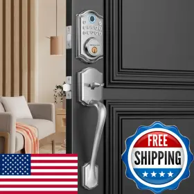 B0fkfytdm4 Akagear Ds10 Keyless Entry Door Locks - Keypad Lock Handle Set Fingerprint