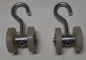16nr1 Akon Nylon Wheel Curtain Hooks - Lot Of 14