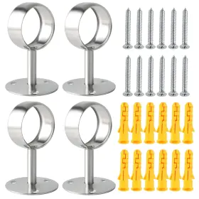 Fl6051-2p Alise Curtain Rod Holder Bracket 2ftftdia Closet Holders Ceil Inch
