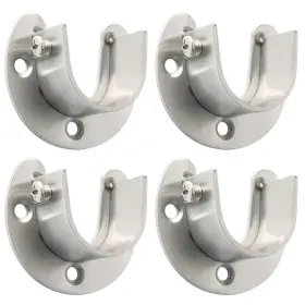 Fl8001ls-4p Alise Curtain Rod Holder Bracket 1ftft Dia Closet Holders Wall Mounted Curt