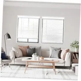 Amxqawta690480 All Strong Cordless 2 Inch Signature Smooth Faux Wood Blind 69.5 W X 48 H 69