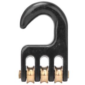 Alomejor B0851ffyxw Windsurf Rigging Pulley Hook 3 Roller Wheel Strong