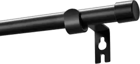 Alskarhem Pinghei2 1 Black Curtain Rods For Windows 30 To 45 Inch -45