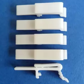 Amazing Drapery Hardware 773822428658 4 Pcs Vertical Blind Dust Cover Valance Clip Holder Bracket By