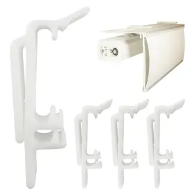 Amazing Drapery Hardware 810095484414 Vertical Blinds Valance Clips - Dust Cover Holder Bracket Clear Uv Stable