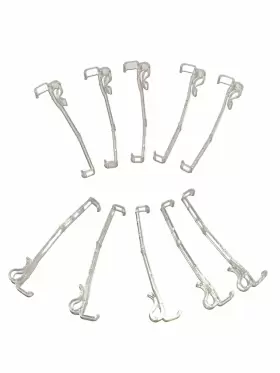 Amazing Drapery Hardware 848784025501 10 Pack Of 3.5 Inch Clips