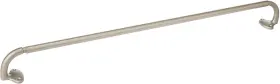 244242-411-a60 Amazon Basics Room Darkening Blackout Curtain Rod - 28 Inch To 48 Nickel