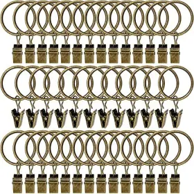 Amzseven 194467098509 40 Pack Curtain Rings With Clips Drapery Hangers Dra