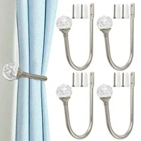 Anndason 791727212127 Crystal Curtain Holdbacks Metal Decorative Retro Ti