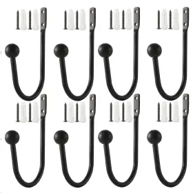 Anndason 791727212653 Curtain Holdbacks Metal Decorative Retro Tiebacks C
