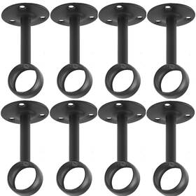 Anndason Pol21779loi Curtain Rod Ceiling-mount Bracket Brackets Holders 8