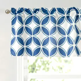 Annlaite 323586081687 Geo Valance For Windows 52 By 18 Inches Elegant Colorful Printed Room Darken