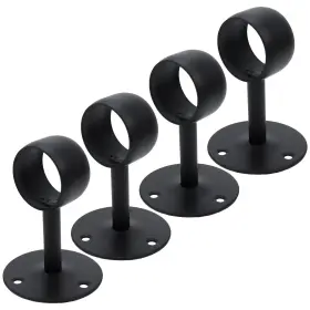 Hjl202400164 Antrader Curtain Rod Ceiling-mount Bracket 1 1/2 Inch 4pcs Ceiling Mount Curt