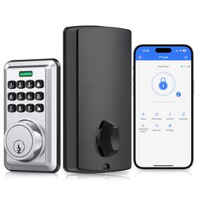 Apestellar B0dj6x56nh Smart Door Lock Built-in Wifi Keyless Entry Deadbolt App