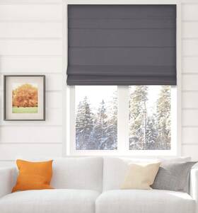 Arlo Blinds 04rbc304600 Thermal Room Darkening 30.5 Inch W X 60 H Graphite