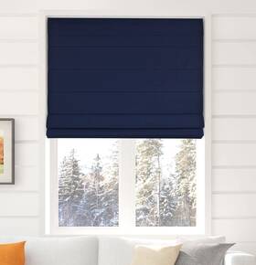 Arlo Blinds 04rbd324600 Thermal Room Darkening Fabric 32.5 Inch W X 60 H Navy