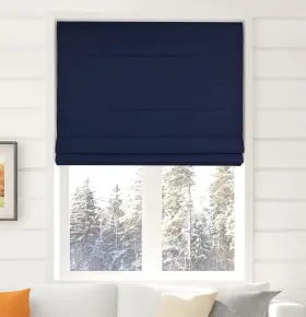 04rbd324600 Arlo Blinds Thermal Room Darkening Fabric 32.5 Inch W X 60 H Navy