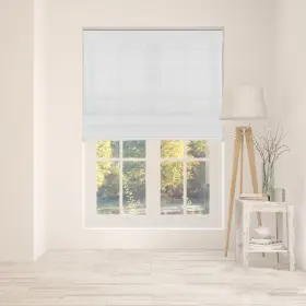 04rla350480 Arlo Blinds Cordless Fabric Roman Shades 35 Inch W X 48 H Light Filtering White