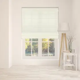 04rli350600 Arlo Blinds Cordless Fabric Roman Shades 35 Inch W X 60 H Light Filtering Ivory