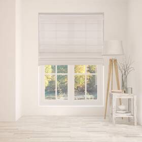 Arlo Blinds 04rlp354600 Cordless Fabric Roman 35.5 Inch W X 60 H Light Filtering Pebble Beach