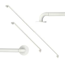 Arnorx Cw-1628b French Door Curtain Rod - 16-28 Inch Adjustable 3/8-inch Diameter Set Of 2