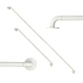 Cw-1628b Arnorx French Door Curtain Rod - 16-28 Inch Adjustable 3/8-inch Diameter Set Of 2
