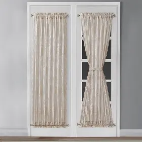Luf-52x72-linen Asatex 52 X 72 Inch Golden Linen Lace French Door Curtains. Curtains For P