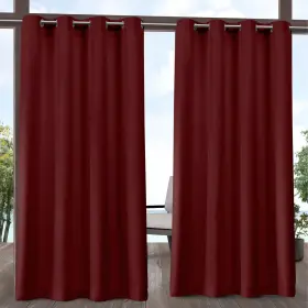 Ati Home 064247000353 Delano Indoor/outdoor Grommet Top Curtain Panel Pair