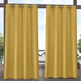 Ati Home 064247000445 Delano Indoor/outdoor Grommet Top Curtain Panel Sunbath